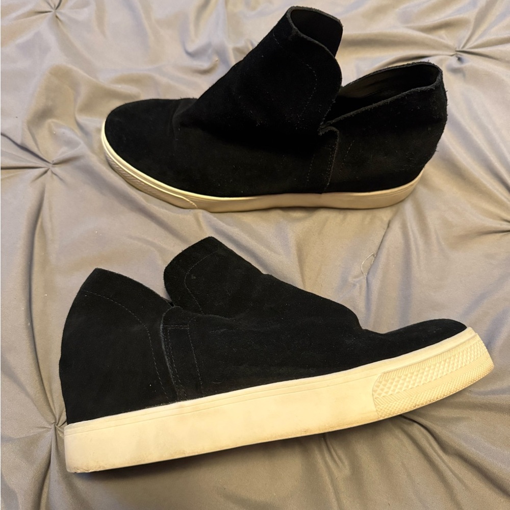 Steve Madden Black Suede Women’s Sneaker Booties